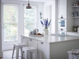 white frosted glass kitchen houzz