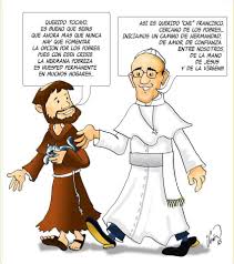 Biografia De San Francisco De Asis Para Niños Caricatura Franciscos San Francisco De Asis Francisco De Asis Papa Francisco