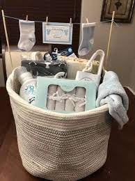 26 Ideas For Baby Shower Boy Gifts Basket Kids Diy Baby Shower Gifts Baby Shower Baskets Baby Shower Gift Basket