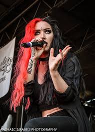 Ashley New Years Day Band Metal Girl Ashley Costello