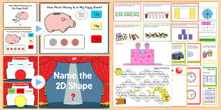 A collection printable maths games ready to print. Interactive Maths Learning Games Ks1 Resource Pack
