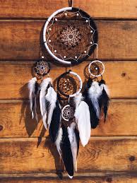 Black And White Dream Catcher Wall Art Dream Catcher Wall Hanging Yin Yang Dreamcatcher Black White Etsy Dream Catcher Decor Dream Catcher White Dream Catcher Jewelry