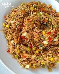 kavrulmus tel sehriye salatasi leziz yemeklerim yemek tarifi yemek tarifleri leziz yemek yemek