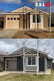 Before After Home Transformation Garage Doors Garage Door Makeover Doors