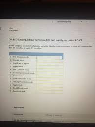 Shop google stock certificates today! Solved A Solar Company Invests In The Following Securitie Chegg Com