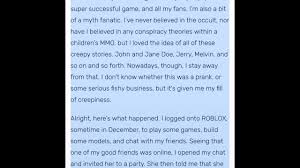 The Cursed Account Of 4nn1 A Roblox Creepypasta Wiki Audio Youtube