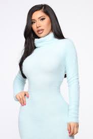 Look Of Excitement Sweater Midi Dress Light Blue Sweater Dress Midi Sweater Maxi Dress Dresses
