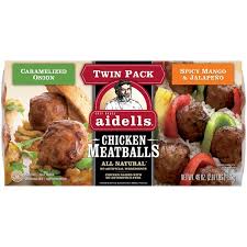 Extra soft and juicy, with the. Aidells Chicken Meatballs Twin Pack Spicy Mango Jalapeno And Caramelized Oni 46 Oz Instacart