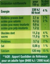 Dessert Vegetal Aux Morceaux De Fruits Fruits Rouges 4 Pots Sojasun 400 G 4 X 100 G