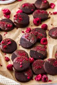 Dark Chocolate Shortbread Cookies Recipe Raspberry Cookies Shortbread Cookies Chocolate Shortbread Cookies