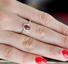 14k Gold Ruby Ring Oval Cabochon Gemstone Solid Yellow Gold Etsy 14k Gold Ruby Ring Gold Rings Gift Ruby Ring Gold