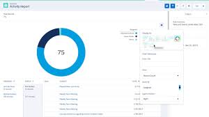 selecting report charts in salesforce lightning experience