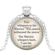 Every training cycle this stuff comes up. Fate Whispers To The Warrior Quote Jewelry Necklace Tibet Silver Cabochon Glass Ebay