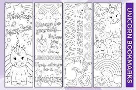 Print and color unicorns pdf coloring books from primarygames. Free Printable Unicorn Bookmarks To Color