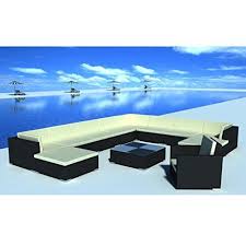 Vidaxl Garden Lounge Set Outdoor Rattan Sofa Combination 12 Piece Garden Furniture Set Pe Rattan Wicker So In 2020 Outdoor Lounge Set Rattan Sofa Patio Furniture Sets