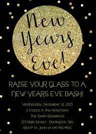 New Years Eve Party Invitation New Years Eve Party Invitation In Black And Gold Glitter Etsy New Years Eve Invitations New Years Eve New Years Eve Party