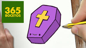 Sólo la usan para intentar. Como Dibujar Ataud Kawaii Paso A Paso Dibujos Kawaii Faciles How To Draw A Coffin Youtube