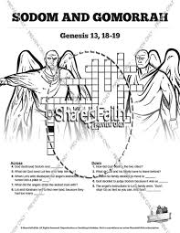 Sodom and gomorrah were the two cities mentioned in the book of genesis and . The Story Of Sodom And Gomorrah Sunday School Coloring Pages Sharefaith Kids