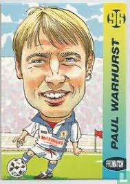 Paul Warhurst Trading cards catalogue