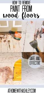 Don S Room Progress How To Remove Paint From Wood Floors At Home With Ashley In 2020 Diy Wood Floors Paint Remover Painted Wood Floors