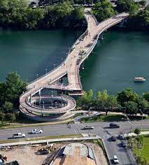 He cited the stone arch bridge in minneapolis and the pfluger pedestrian bridge in austin, texas. Pfluger Pedestrian Bridge Under Construction 5 3 2010 Pedestrian Bridge Pedestrian Bridge Design