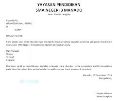Dalam sebuah notula rapat minimal memuat informasi hari dan tanggal peserta yang hadir agenda rapat tanggapan dan solusi. 17 Contoh Surat Pemberitahuan Kegiatan Acara Sekolah Event Paling Lengkap Suratresmi Id