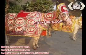 Indian Wedding Embroidered Horse Attire Costume Phoenix Los Angeles Dallas Columbus Denver Was Embroidered Horse Embroidered Wedding Horse Costumes
