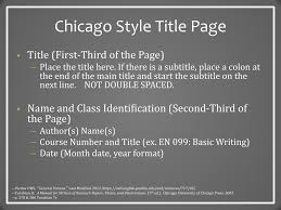 Please use the example at the bottom of this page to cite the purdue owl in apa. Ppt Chicago Style The Basics Powerpoint Presentation Free Download Id 5390412