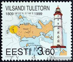 vilsandi lighthouse and nautical chart estonia 1999 wall mural vinyl