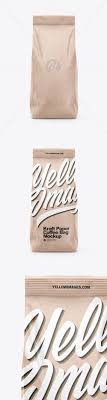 Download Kraft Coffee Bag Mockup Front View 66603 Tif Nitrogfx Download Unique Graphics For Creative Designers Yellowimages Mockups