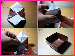 Tutorial kotak dari kertas lipat. Cara Membuat Origami Kotak Aneka Bentuk Origami