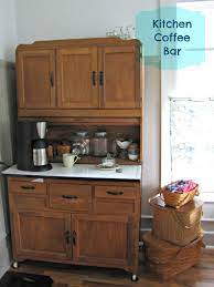 A Contented Common Life Blah To Beautiful Home Bar Cabinet Coffee Bars In Kitchen Hoosier Cabinet