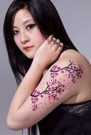 The cherry tree is a delightful tree with pink or white blossoms. Cherry Blossom Tattoos