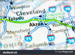 Map Of Akron Where Is Akron Akron Map English Akron
