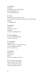 Transparency international warned that malaysia is. File Giz Goethe Institut E V 2006 Cultural Aspects Of Corruption Pdf Wocatpedia Net