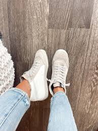 Shu Shop Paulina Sneaker in White Lizard 8.5