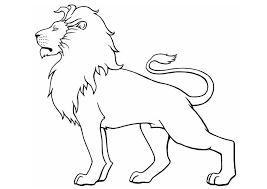 The lion on this coloring page definitely looks like the king of the beasts. Coloring Page Lion Free Printable Coloring Pages Img 8904