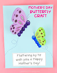 Mother's day craft {card & book}. Mother S Day Butterfly Craft I Heart Crafty Things