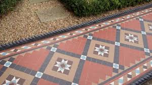 Glazed tiles are rare, as most floor tiles were unglazed. Edwardian Style Tiles For Front Patio And Path Tile Installation Tiles London Front Garden
