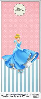 Cinderella In Pink And Light Blue Free Party Printables Images And Backgrounds Oh My Fiesta In English 2020