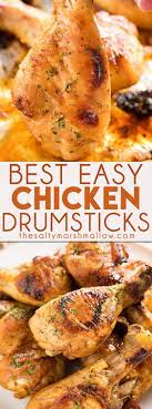 Easy Baked Chicken Drumsticks Recipe The Salty Marshmallow Recipe Drumstick Recipes Chicken Drumstick Recipes Baked Chicken Legs