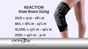 Donjoy Reaction Knee Brace Sizing How Measure For The Right Size
