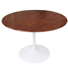 Our table base finishes are in black, white, copper, gold and silver. Eero Saarinen Style Tulip Table Wood Top 30 Exclusive Mod
