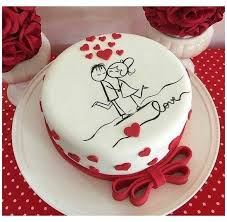 Couple In Love Cake Anniversary Cake Ideas Couple The Most Meaningful Anniversar In 2020 Simple Anniversary Cakes Chocolate Cake Decoration Happy Anniversary Cakes