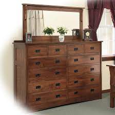 Shop for tall dressers at best buy. Mission 12 Drawer Solid Wood Double Dresser With 58 X 28 Landscape Mirror Sadler S Home Furnishings Dresser Mirror Sets