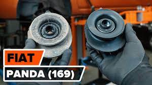 How to replace front shock absorbers. How To Change Front Strut Mount On Fiat Panda 169 Tutorial Autodoc Youtube