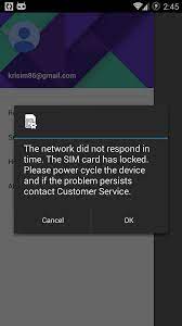 Change the default pin code for more security. The Sim Card Has Locked Fasrxl