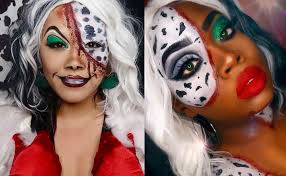 Amazon.com: Mersi Pelucas blancas y negras para disfraz de Cruella Deville  para mujer, peluca de Cruella Deville con guantes rojos, lindas pelucas  suaves para disfraz de Halloween S080BW : Belleza y Cuidado