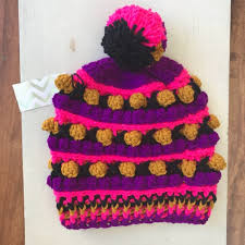 Crocheted Ugly Sweater Hat- PATTERN ONLY- Crochet Pattern, Crochet Hat,  Beanie, Slouchy Hat, Womens Hat, Metro Hat, Faux Fur Pom, Toque