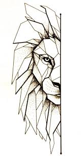 Tattoo Lion Line Drawings 40 New Ideas Tattoo Geometric Lion Tattoo Geometric Drawing Geometric Lion